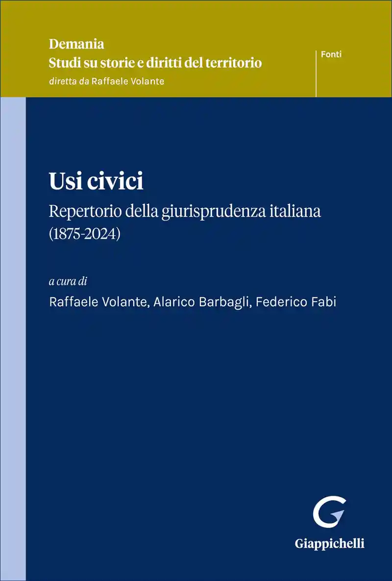 Repert Usi Civici Repert.giurisprud.1875-2024 - Università e adulti - Giappichelli