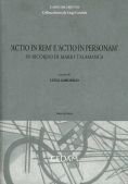 Immagine 0 di Actio In Rem Tomo 1
