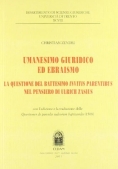Immagine 0 di Umanesimo Giurid.ebraismo-zend