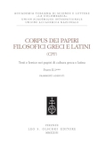 Immagine 0 di Corpus Dei Papiri Filosofici G