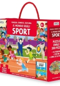 Immagine 0 di Mondo Degli Sport. Viaggia, Conosci, Esplora. Ediz. A Colori. Con 16 Formine. Con Puzzle Ovale. Con