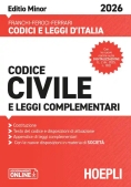Immagine 0 di Codice Civile Minor 2026 Leggi Compl.