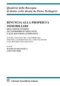 Immagine 0 di Rinuncia Proprieta' Immobiliar