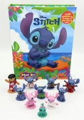 Immagine 0 di Stitch. Maxi Box. Ediz. A Colori. Con 10 Personaggi 3d. Con Poster Gioco