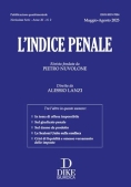 Immagine 0 di Indice Penale 2 2025 Mag-ago