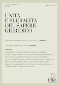 Immagine 0 di Unita' Pluralita' Sapere Giuridico