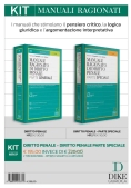 Immagine 0 di Kit Manuali Ragionati Penale 2 Vol.2025