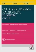 Immagine 0 di Giurisprudenza Ragionata Dir.civile 2026