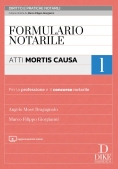 Immagine 0 di Formulario Notarile 1 Atti Mortis Causa