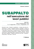 Immagine 0 di Subappalto Esecuzione Lavori Pubblici
