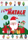 Immagine 0 di I Love Natale Da Colorare Con Gommine