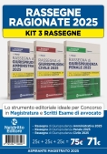 Immagine 0 di Kit Rassegna 2025 3vol.magistratura