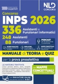 Immagine 0 di 336 Inps - Assistenti E Funzionari - Manuale + Quiz