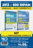 Immagine 0 di 2913 Assistenti - Ripam - Kit 2v Manuale + Quiz Commentati
