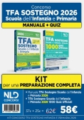 Immagine 0 di Tfa Sostegno - Infanzia E Primaria - Kit 2v Manuale + Quiz Ufficiali