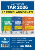 Immagine 0 di Concorso Tar 2026 - Kit 3v - Codici Plus