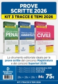 Immagine 0 di Kit 3v - Tracce - Civile + Penale + Amministrativo
