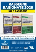 Immagine 0 di Kit 3v - Rassegne Giurisprudenza 2026