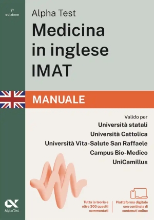 Alpha Test. Medicina In Inglese. Imat International Medical Admission Test. Manuale Di Preparazione fronte