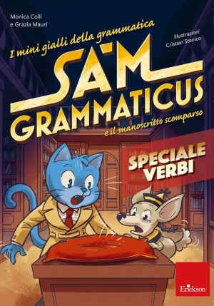Mini Gialli Della Grammatica. Sam Grammaticus E Il Manoscritto Scomparso. Speciale Verbi, I fronte