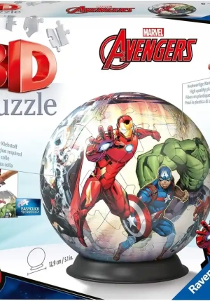 Puzzleball 72pz Avengers 3d fronte