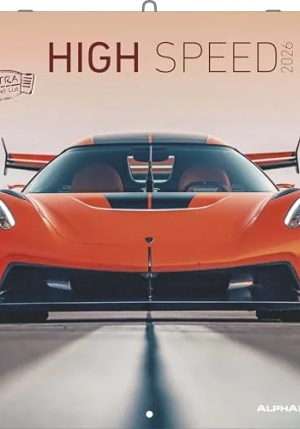 Calendario 2026 High Speed Cm 30x30 fronte