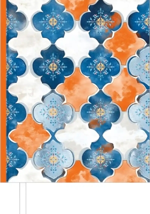 Agenda Giornaliera 12 Mesi 2026 Style Oriental Cm 15x21 fronte