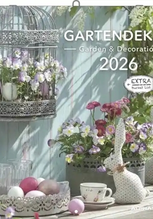 Calendario 2026 Garden & Decoration Cm 30x30 fronte
