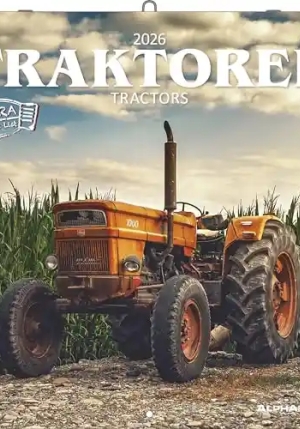 Calendario 2026 Tractors Cm 30x30 fronte