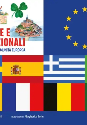 Bandiere E Inni Nazionali Degli Stati Della Comunit? Europea. Con Qr Code fronte