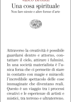 Una Cosa Spirituale fronte