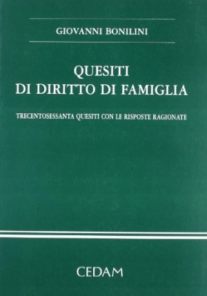 Quesiti Diritto Famiglia fronte