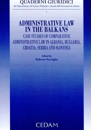 Administrative Law In The Balkans fronte