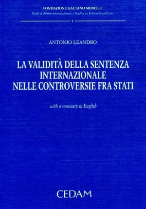 Validita' Della Sentenza Inter fronte