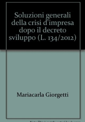 Soluzioni Negoziali Della Cris fronte