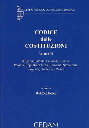 Codice Delle Costituzioni 3 fronte