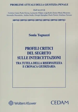 Profili Critici Del Segreto Intercettaz. fronte