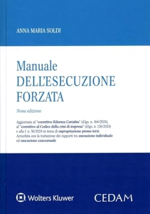 Manuale Esecuzione Forzata 9ed. fronte