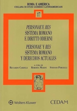 Personae E Res Sistema Romano E Diritti Odierni fronte