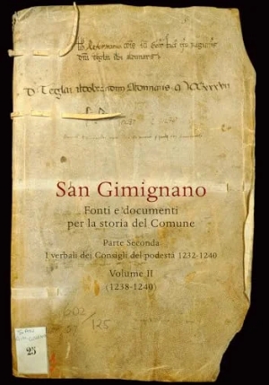 San Gimignano - Fonti E Docume fronte