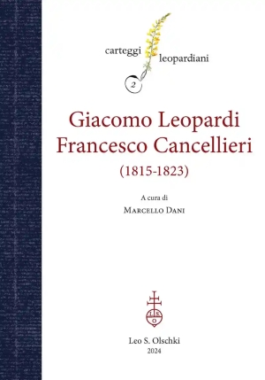 Giacomo Leopardi F.cancellieri fronte
