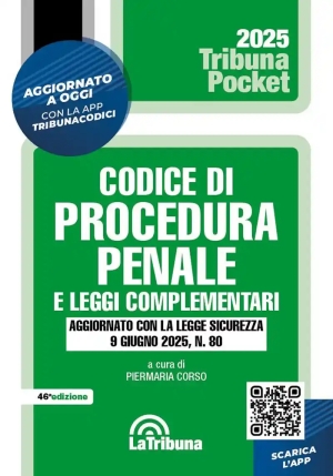 Codice Di Procedura Penale E Leggi Complementari fronte