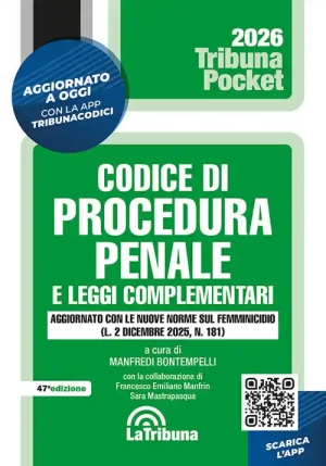 Codice Procedura Penale fronte
