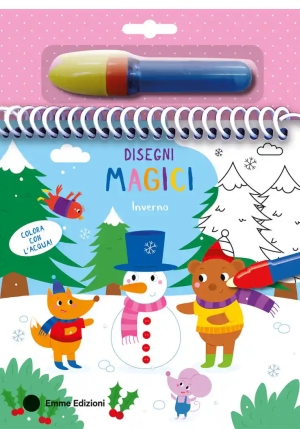 Inverno. Disegni Magici. Ediz. Illustrata fronte
