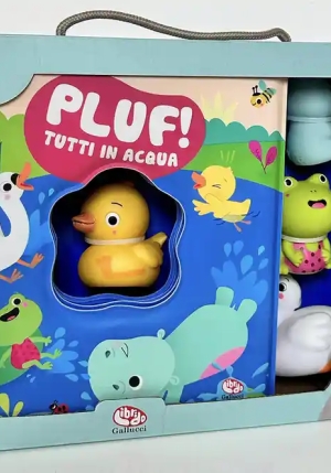 Pluf! Tutti In Acqua. Ediz. A Colori. Con 4 Bambola O Pupazzetto fronte