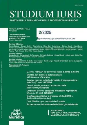 Studium Iuris 2-2025 fronte