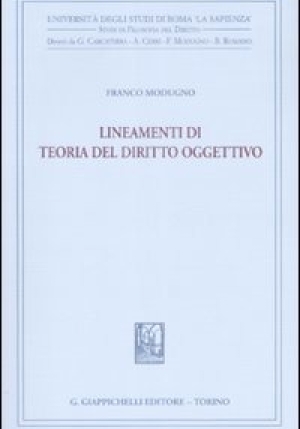Lineamenti Teoria Diritto Oggettivo fronte