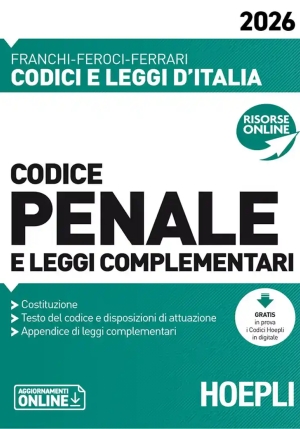 Codice Penale 2026 Leggi Compl. fronte