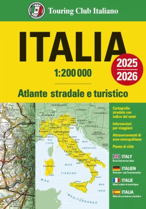 Italia. Atlante Stradale E Turistico 200.000 fronte