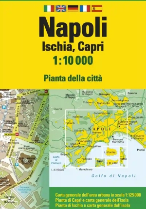 Napoli. Ischia, Capri 1:10.000 fronte